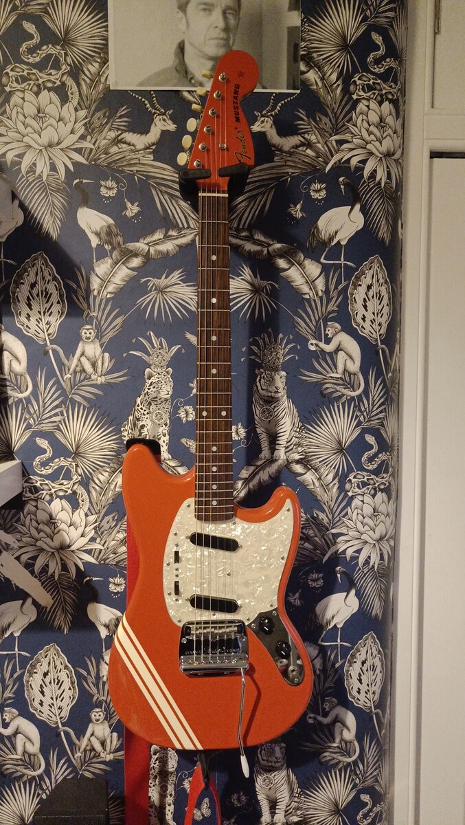 Music Gear Setup by jac_lad182 featuring Fender Mustang Electric Guitar