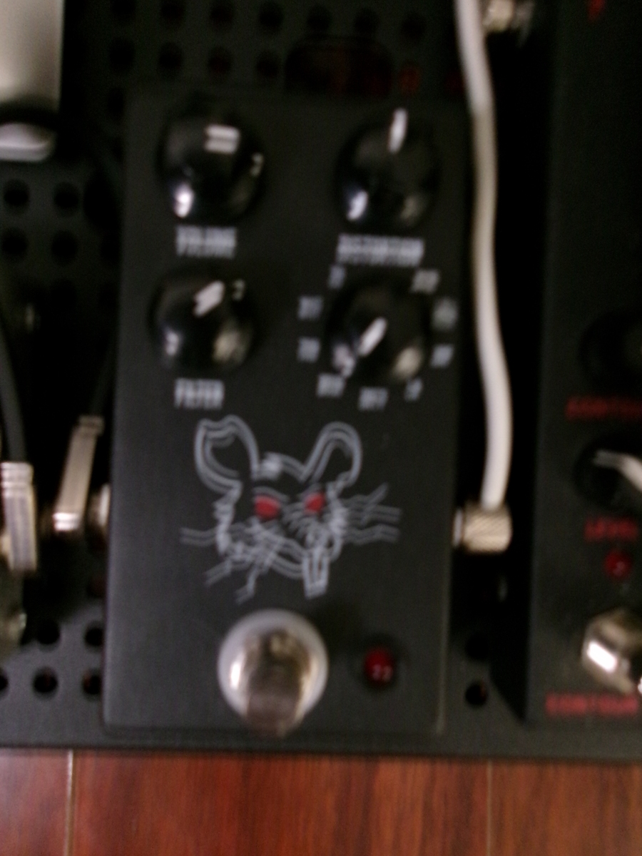 Pedalboard by awwim featuring JHS ProCo Rat "Rat Pack" Mod