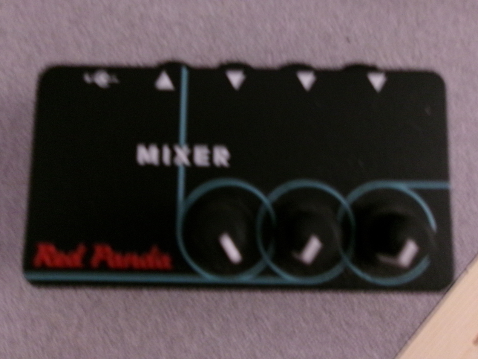 Pedalboard by awwim featuring Red Panda Mixer 3 Input mixer