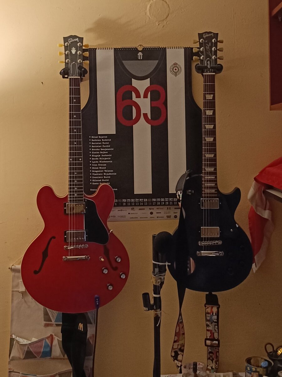Country Music Gear Setup by shomy_woodman featuring Gibson Les Paul Studio Faded and Gibson ES-335