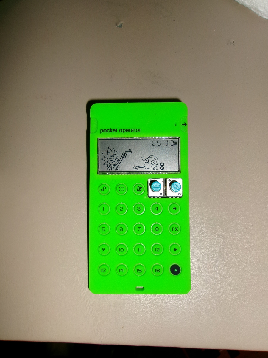 Synth Setup by awwim featuring Teenage Engineering Rick and Morty PO-137