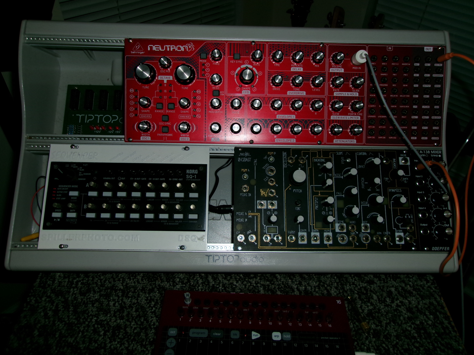 Synth Setup by awwim featuring Tiptop Audio Mantis 2 x 104 HP Eurorack Modular Synthesizer Case
