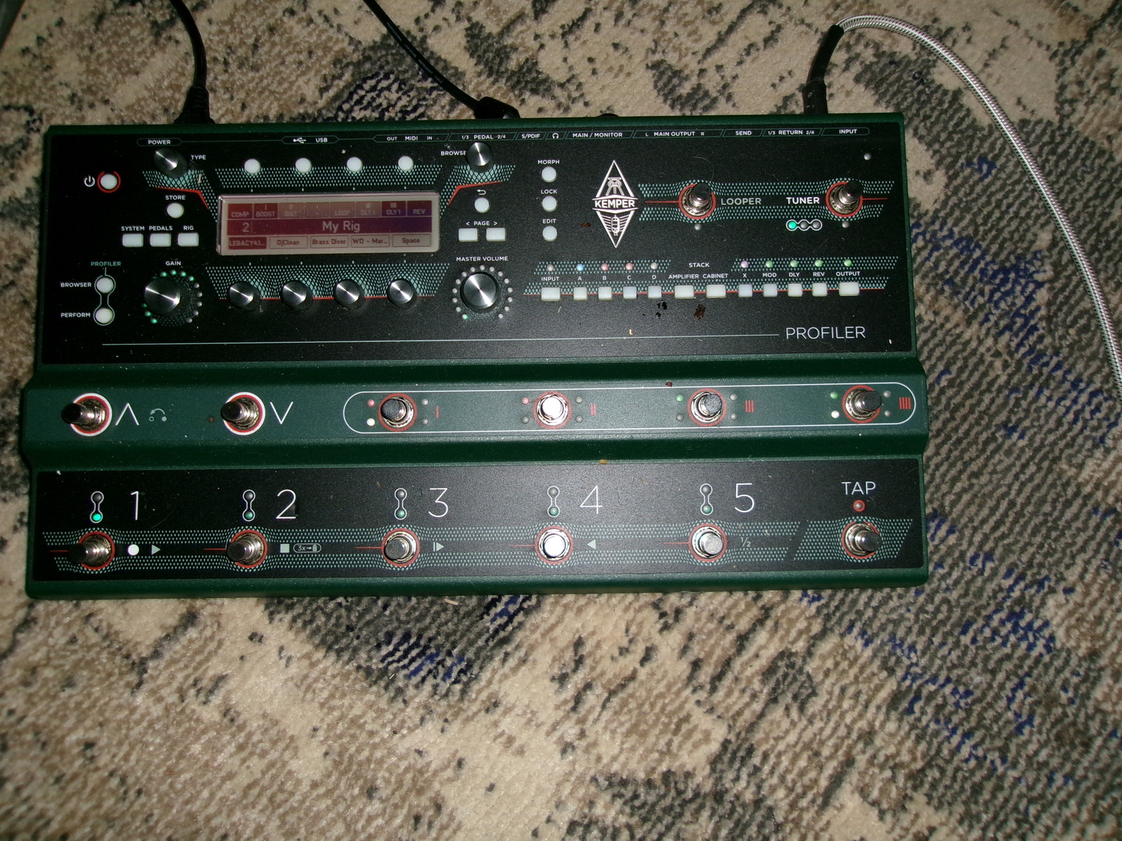 Pedalboard by awwim featuring Kemper Profiler Stage