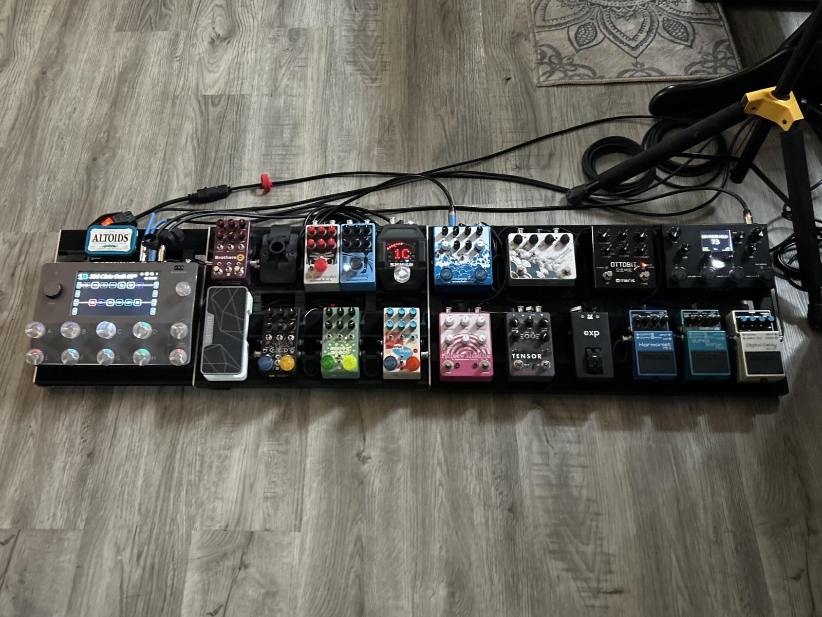Metal Pedalboard by jdshamoun featuring Neural DSP Quad Cortex, HoTone Ampero II Press, and Chase Bliss Audio Brothers AM and 20 more pieces of gear
