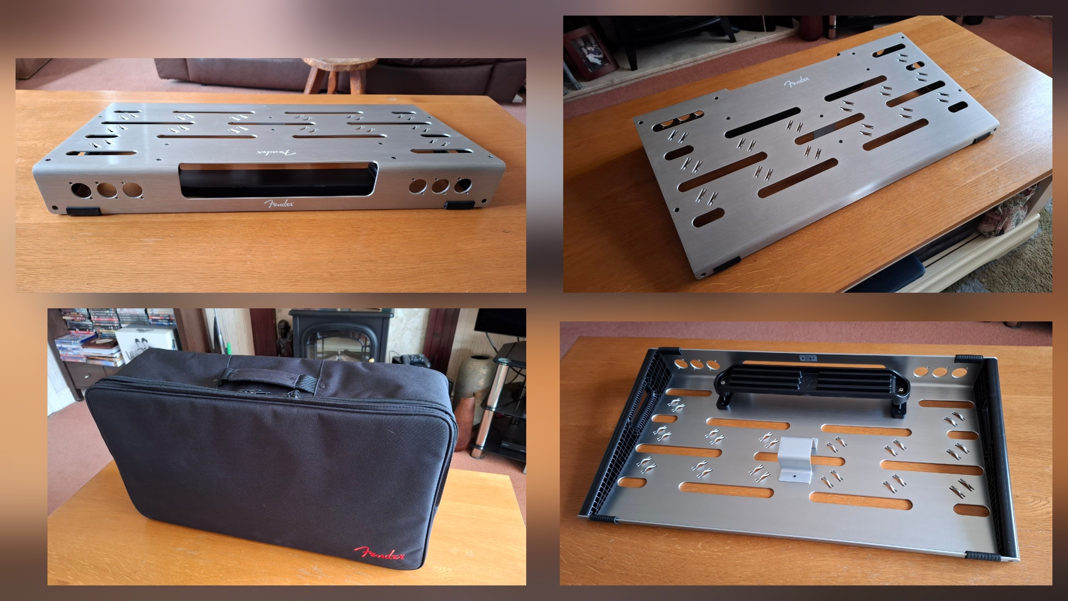 Pedalboard by lloydys featuring Fender Professional Pedalboard with Bag - Medium