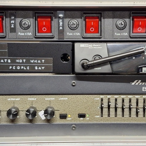 Photo of AKG Wireless SR40 and more gear in a amplifier, live, and bass