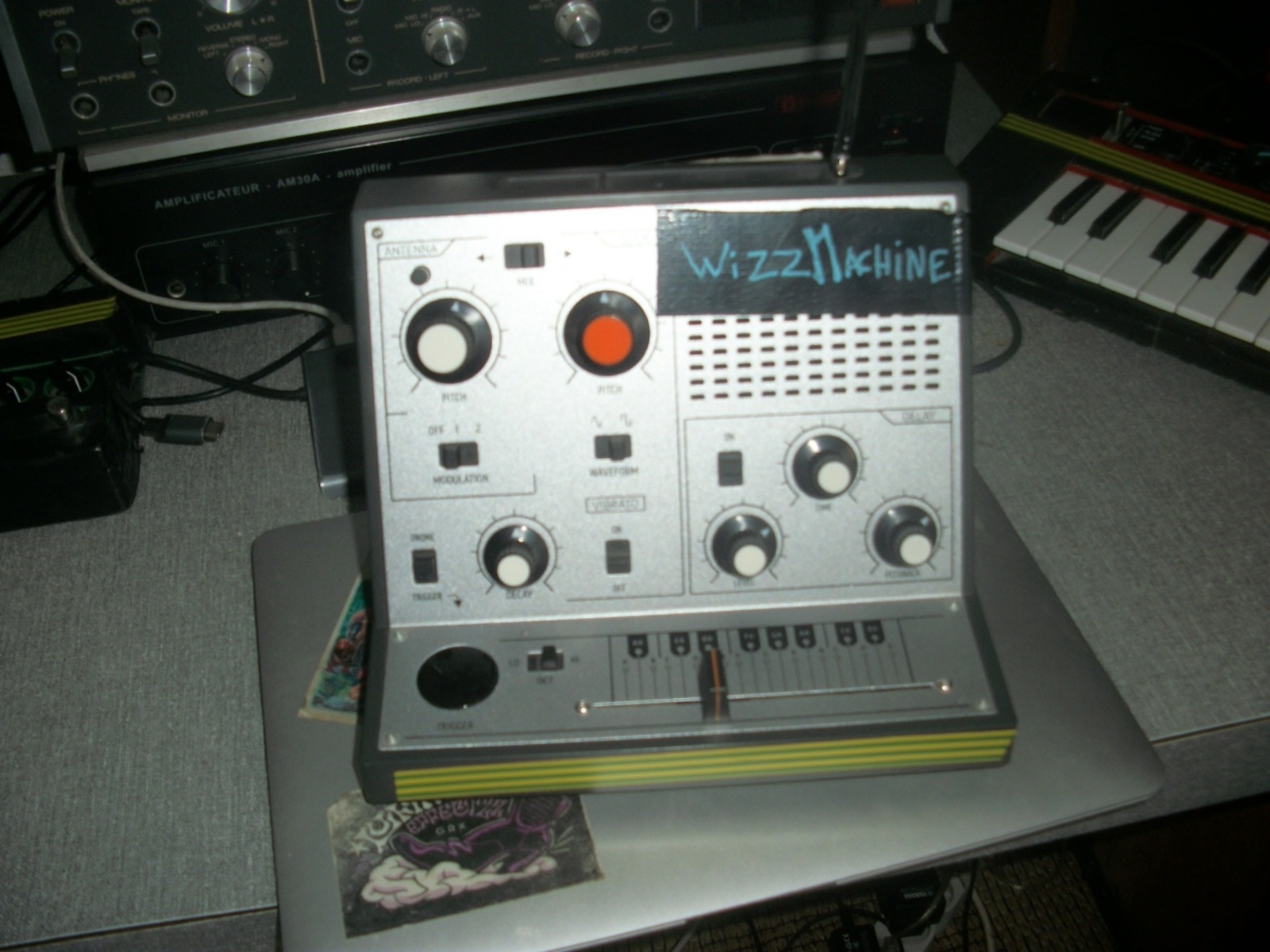 Synth Setup by mkn_upa featuring Dubreq Stylophone Theremin Portable Touch-Sensitive Synthesizer