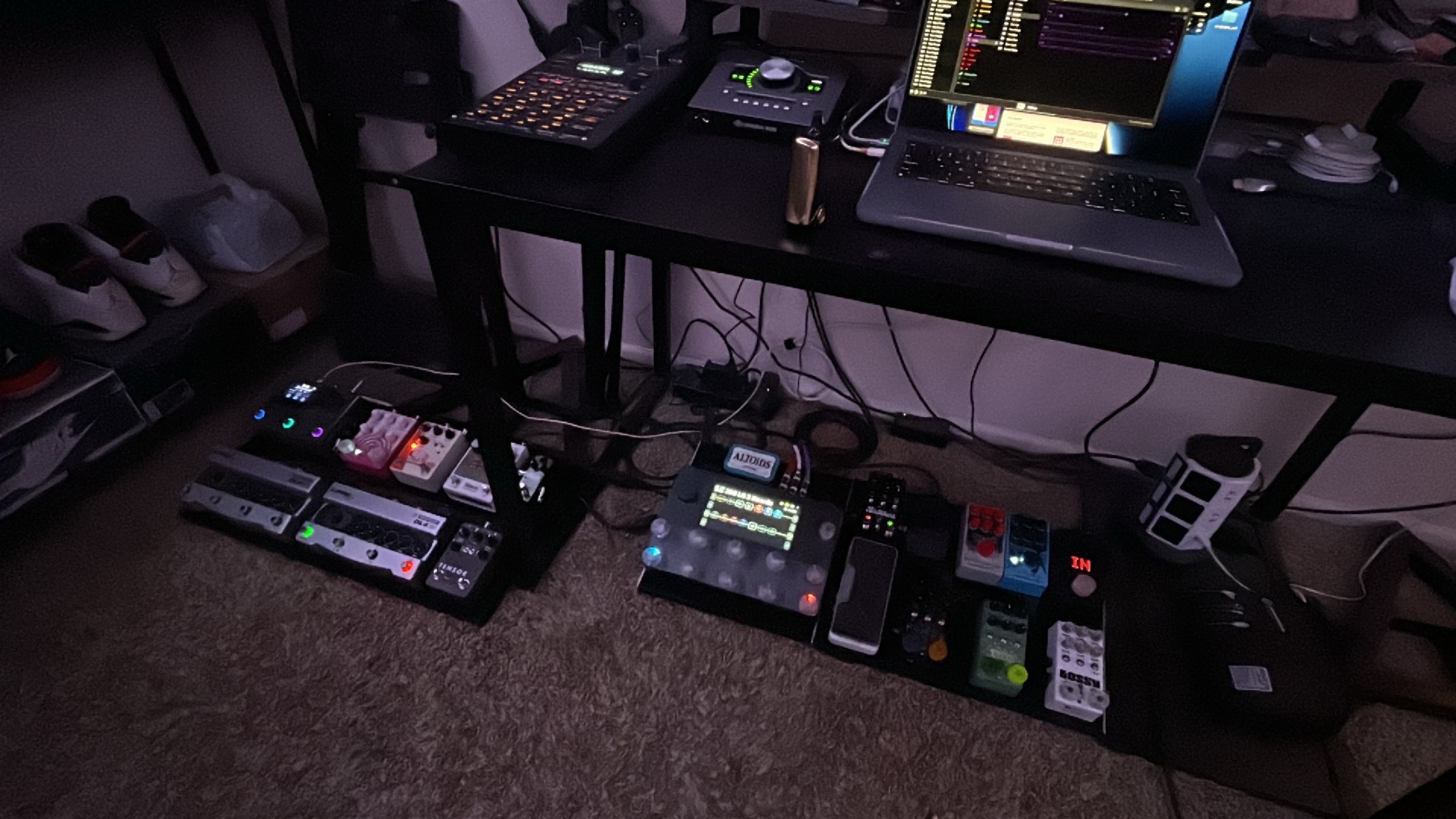 Metal Pedalboard by jdshamoun featuring Neural DSP Quad Cortex, HoTone Ampero II Press, and Chase Bliss Audio Brothers AM and 19 more pieces of gear