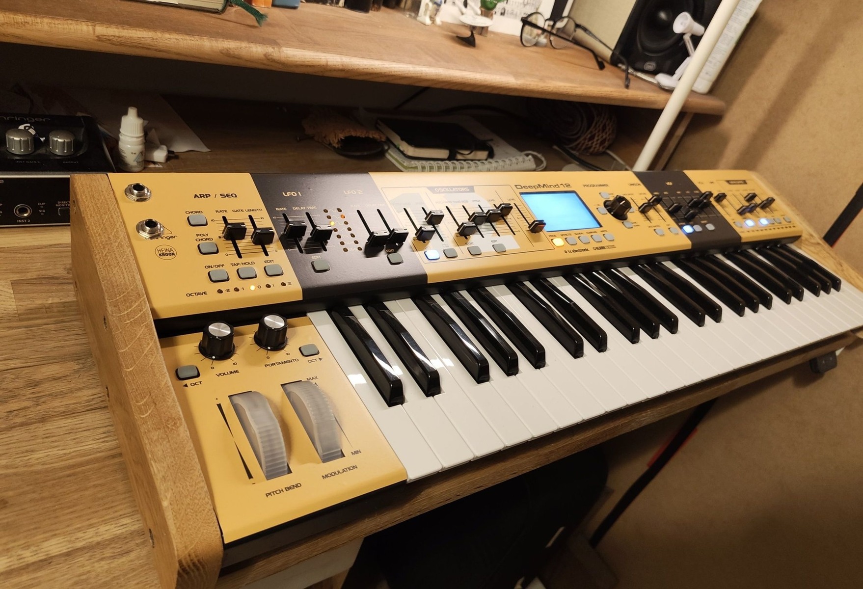 Electronic Synth Setup by asmuk featuring Behringer DeepMind 12