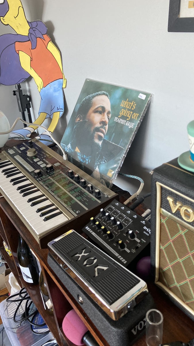 Electronic Synth Setup by mauri_garat featuring Korg MicroKORG and Vox V847A Wah
