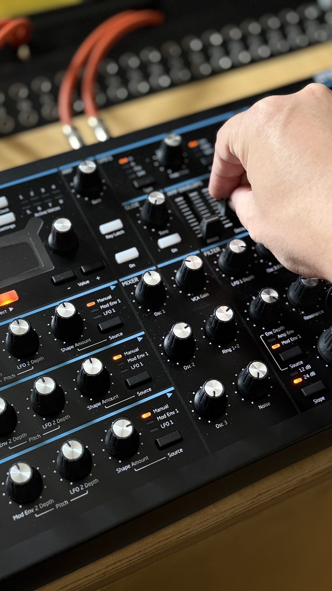 Electronic Studio Setup by dominic_vogt featuring Novation Peak Desktop Synthesizer