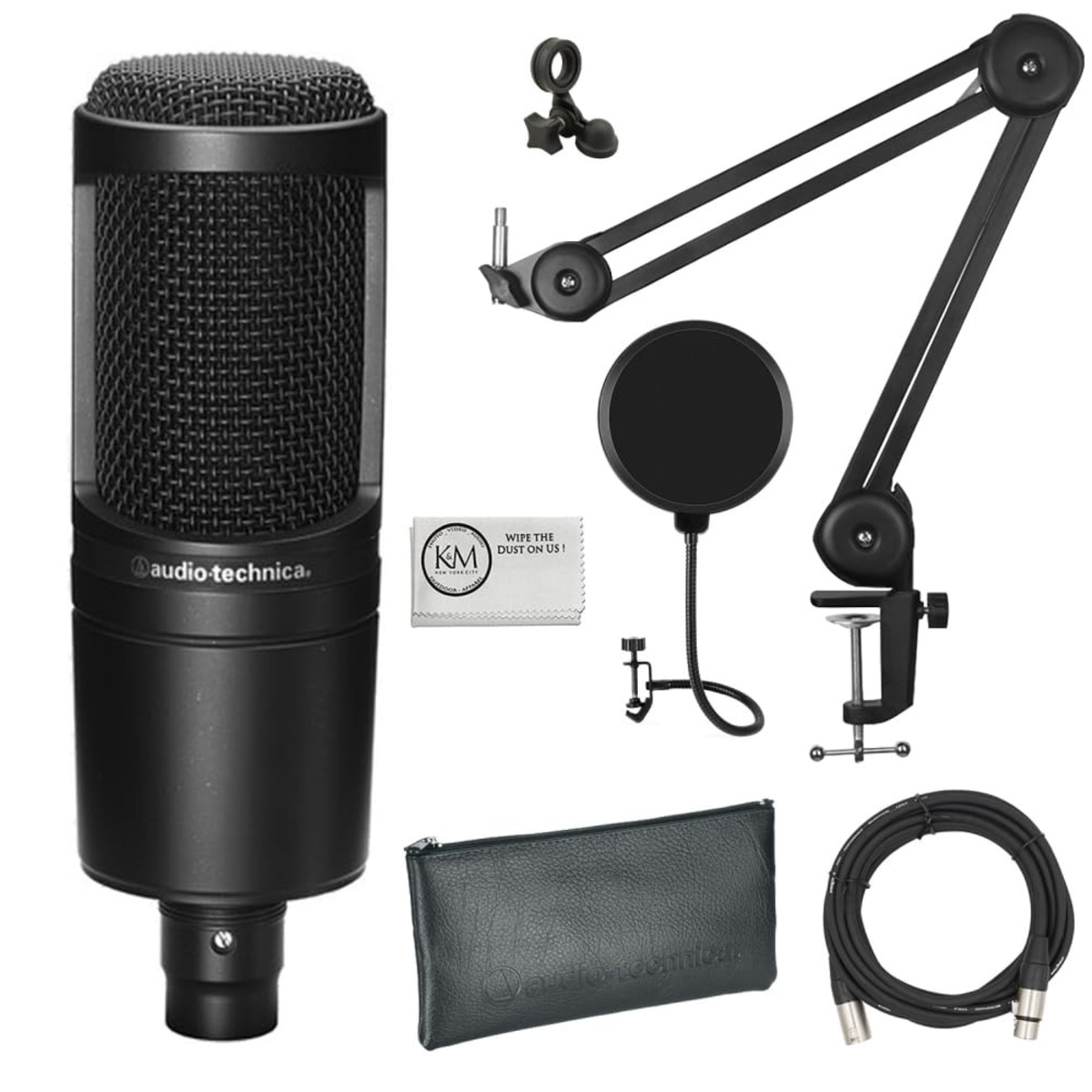 Electronic Studio Setup by banuediavolu featuring Audio-Technica AT2020 Cardioid Condenser Microphone