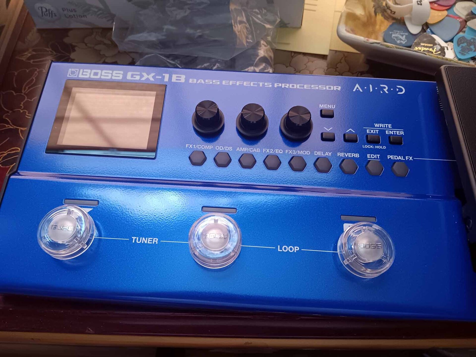 Pedalboard by jeremy_crockett featuring Boss GX-1B Bass Effects Processor Pedal