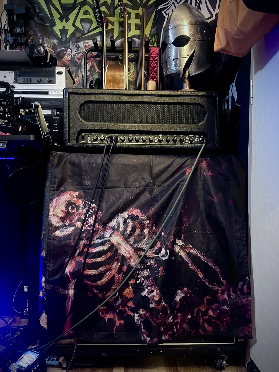 Metal Amp Rig by denimdingus featuring Peavey TransTube Supreme 100-Watt Guitar Head and Marshall 1960A 4x12'' Cabinet