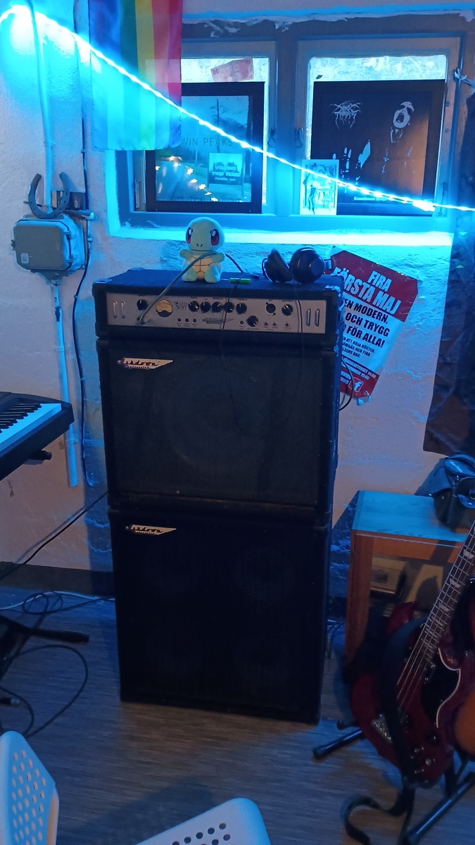 Amp Rig by alm featuring Ashdown Engineering MAG300, Ashdown Engineering UK-CL-115H-NEO 800-watt 1 x 15-inch Bass Cabinet, and Ashdown Engineering abm 410 Basscab