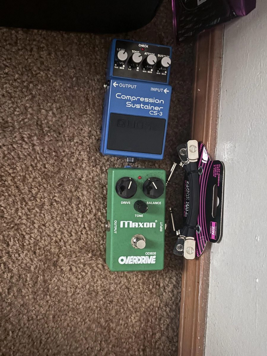 Pedalboard by papercut featuring Boss CS-3 Compression Sustainer