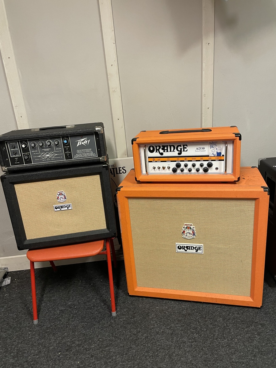 Metal Amp Rig by petter_hernroth featuring Peavey Century 200H, Orange PPC112, and Orange AD30HTC 2-Channel 30-Watt Guitar Amp Head and 1 more piece of gear