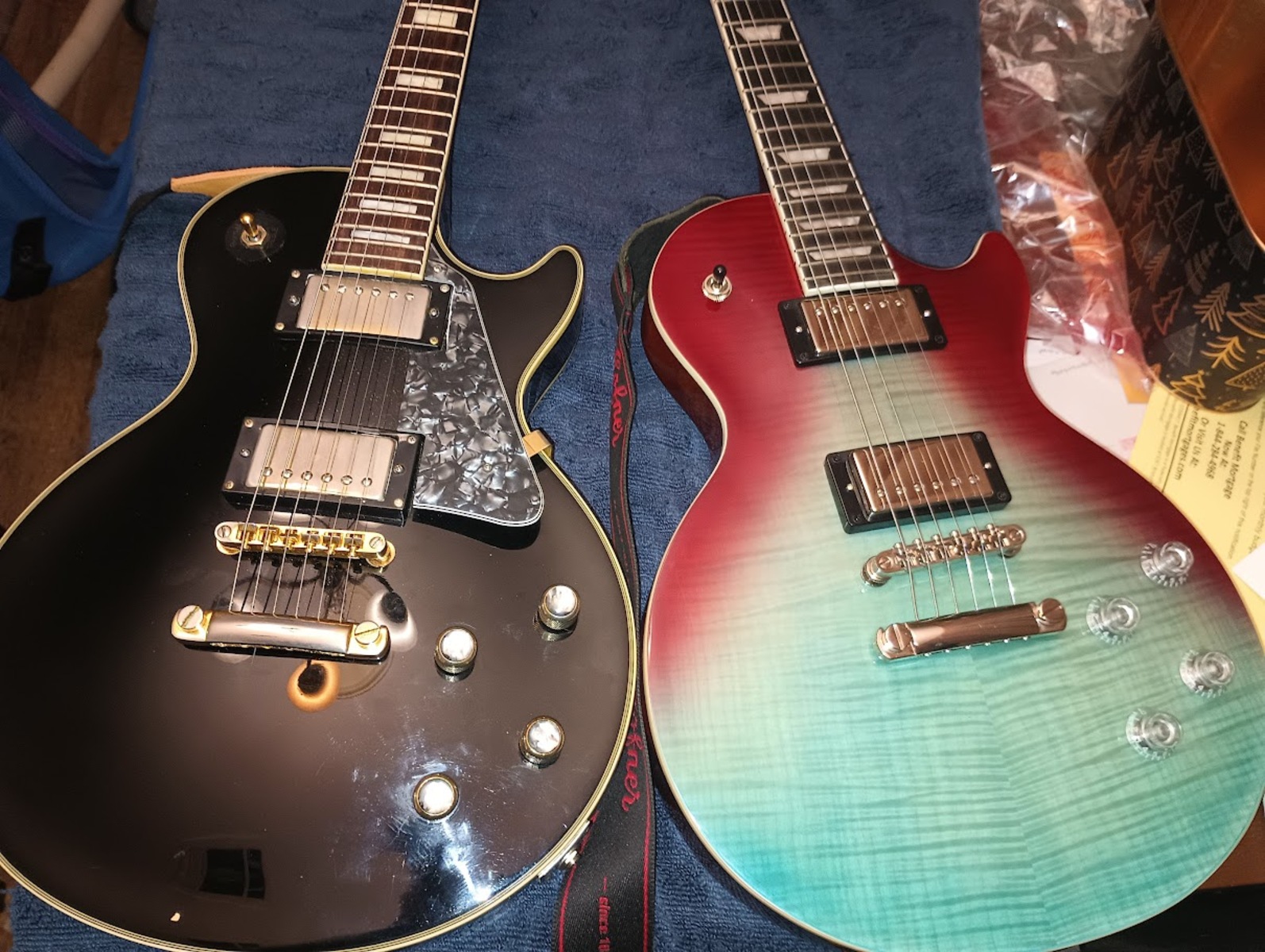 Metal Music Gear Setup by wannabeatle featuring Epiphone Les Paul Custom and Epiphone Les Paul Modern Figured Electric Guitar