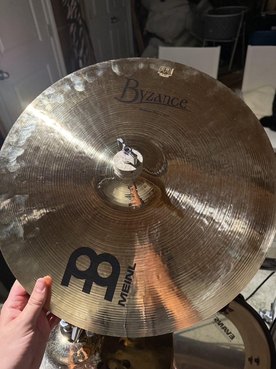 Drum Kit by musicbystripes featuring Meinl 17" Byzance Brilliant Medium Thin Crash Cymbal