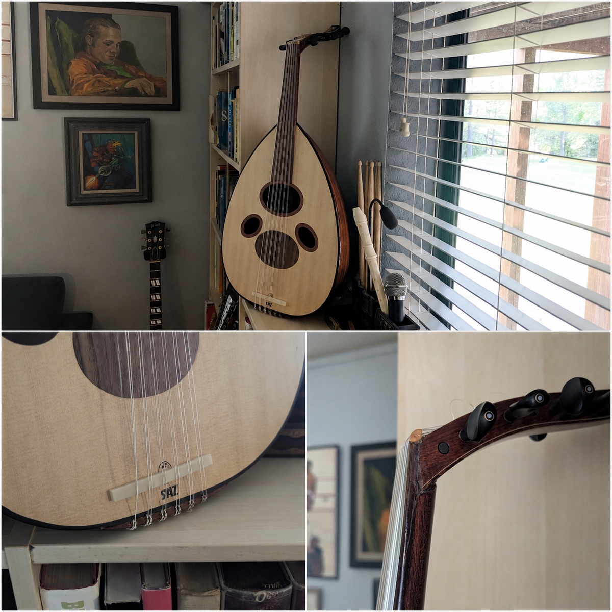Music Gear Setup by donald_hubert_duffy_iii featuring Saz Instruments Q50-MW Iraq Oud