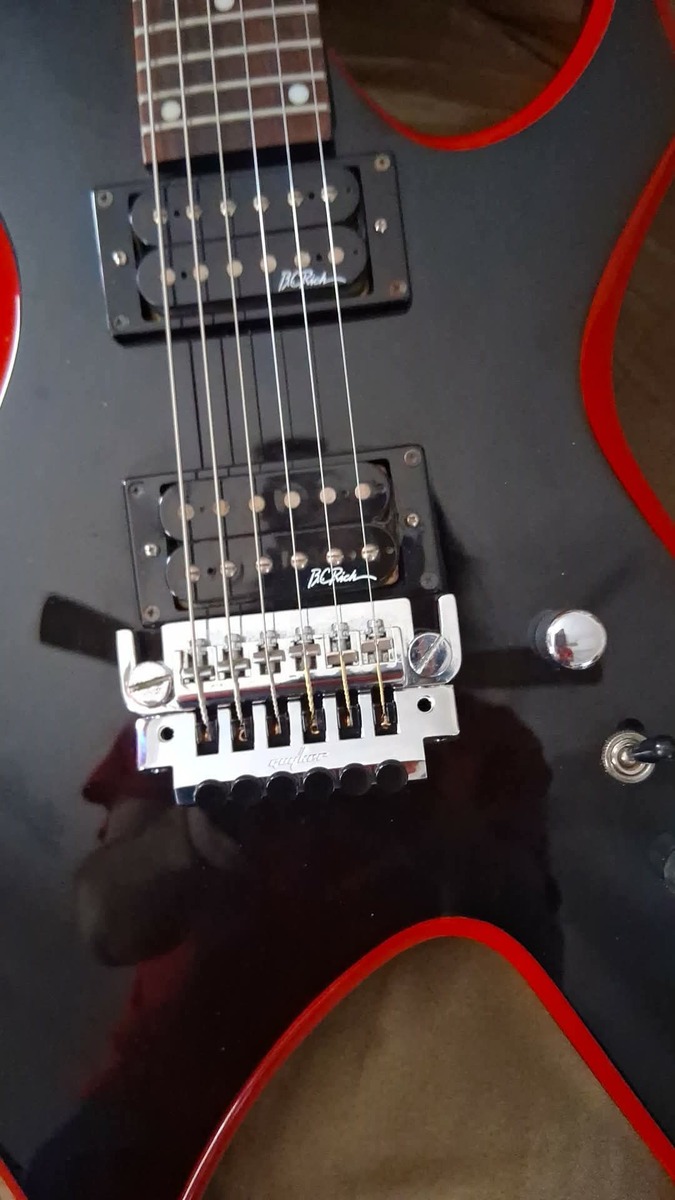Metal Music Gear Setup by aron_mccracken featuring Black Schaller Fine Tuning Tailpiece and B.C. Rich Warlock