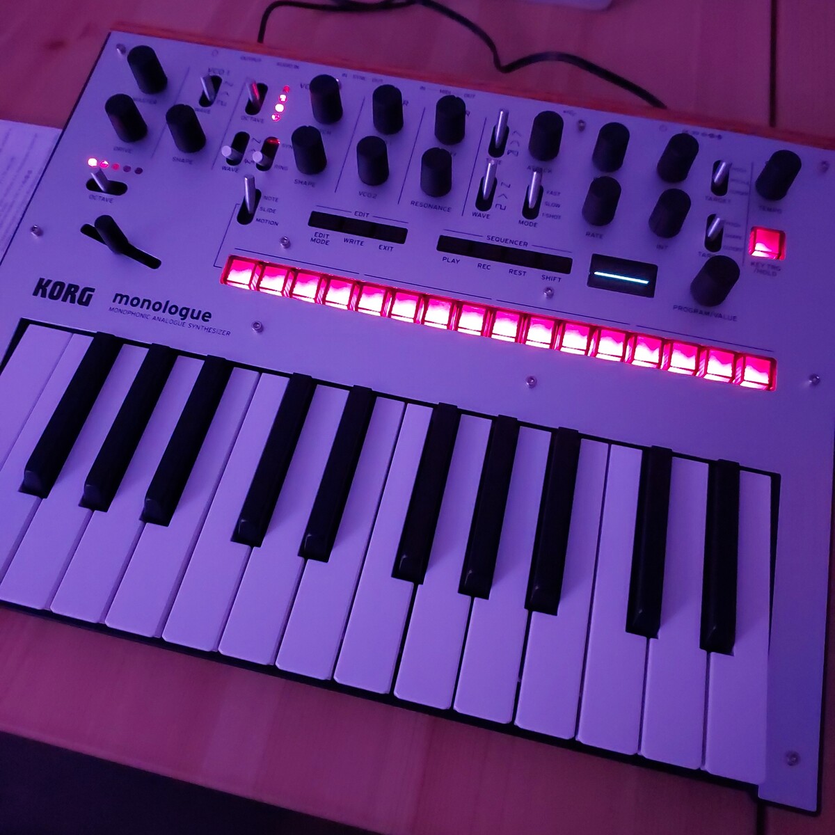 Music Gear Setup by nocturn_of_void featuring Korg Monologue Silver