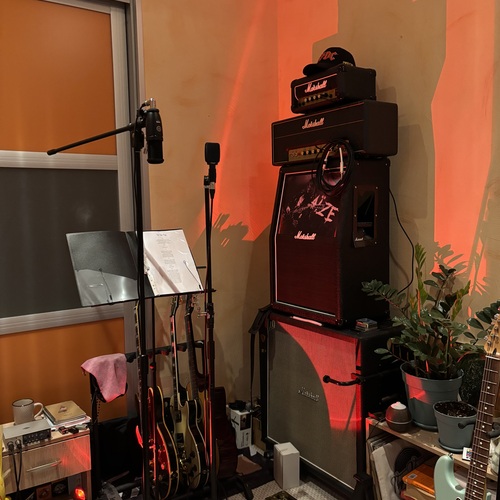 Photo of Marshall Lead 12 Head and more gear in a guitar and amplifier