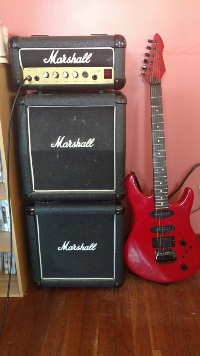 Marshall Music Gear Setup by jswatson0917 featuring Marshall 3005 Lead 12 "Micro Stack" and Peavey Nitro III