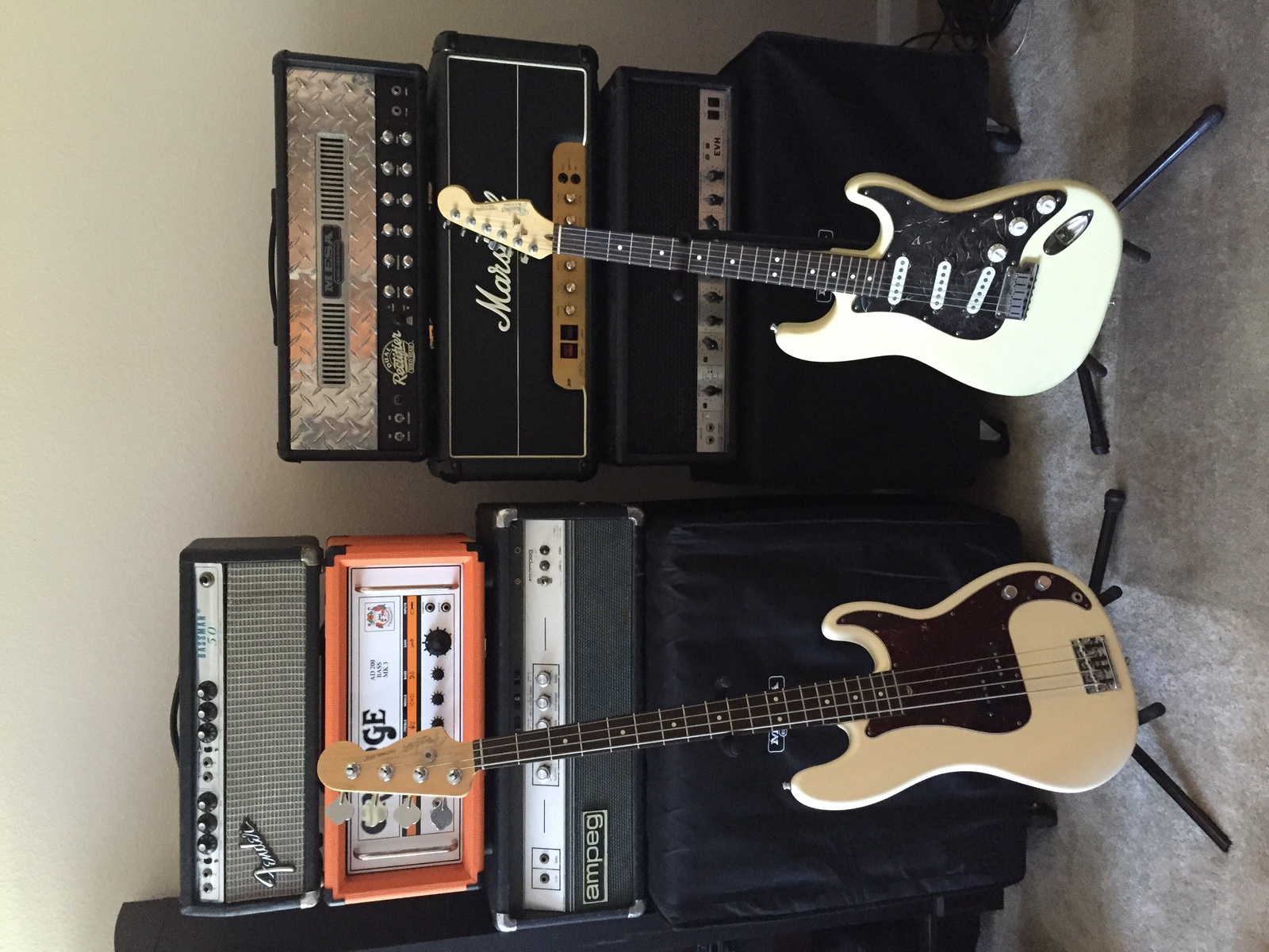 bombshell's music gear photo