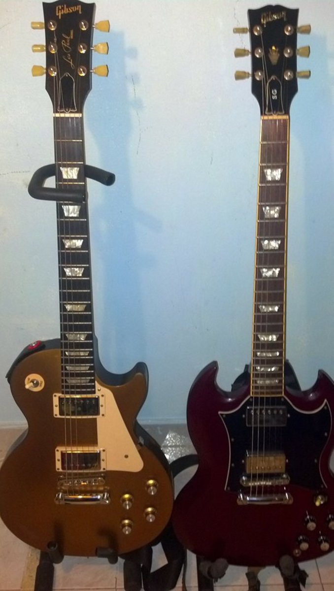 Music Gear Setup by norberto_limpo featuring Gibson SG Standard and Gibson Les Paul 50s Tribute 2016T