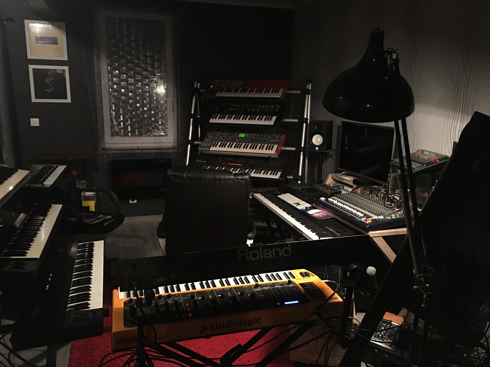 Clavia Nord Music Gear Setup by alix_marie featuring Studiologic Sledge and Clavia Nord Lead 2 Synthesizer