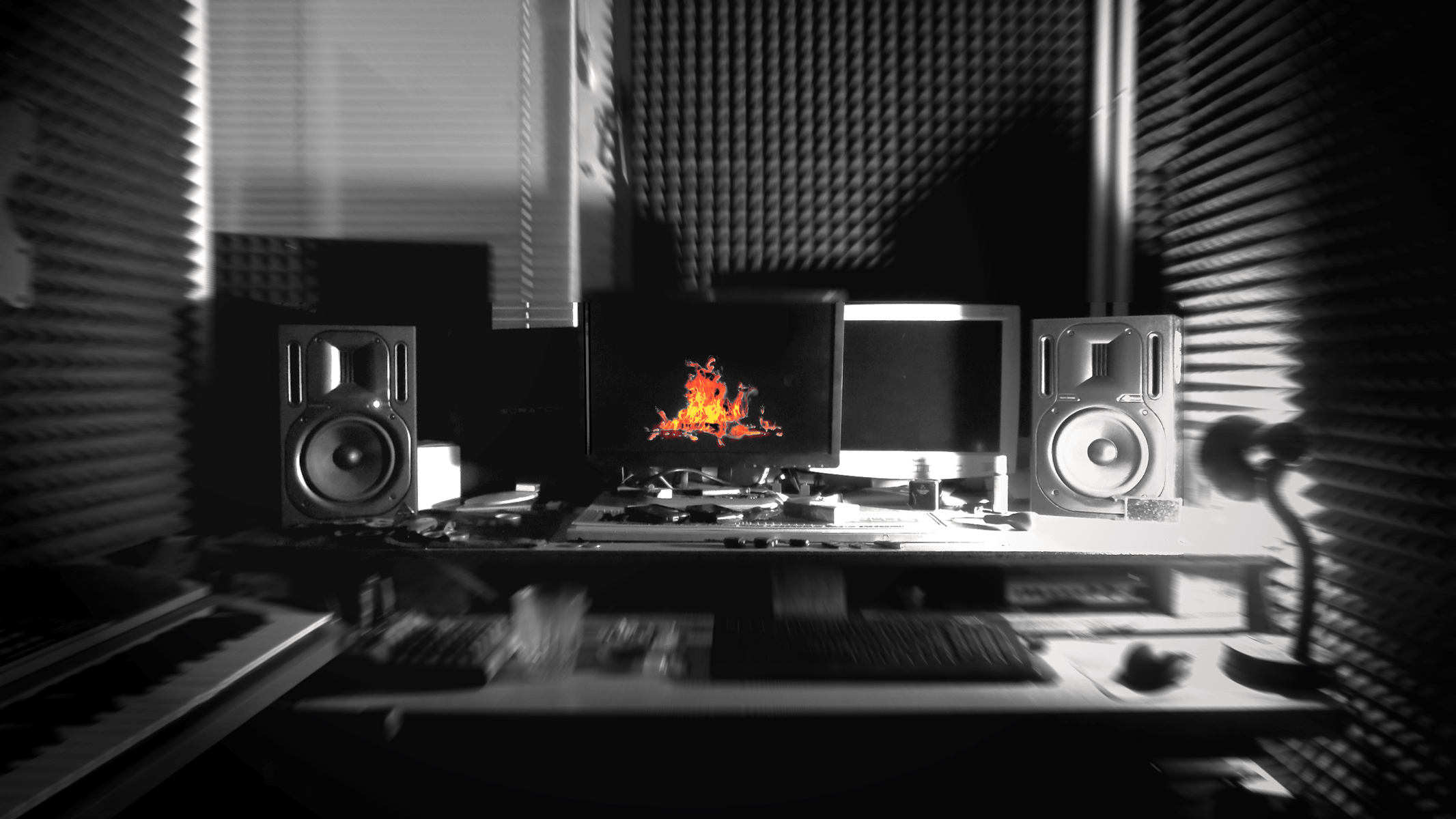 Behringer Music Gear Setup by szczepaxn featuring Behringer Truth B3031A, Casio, and Behringer Xenyx 1202fx