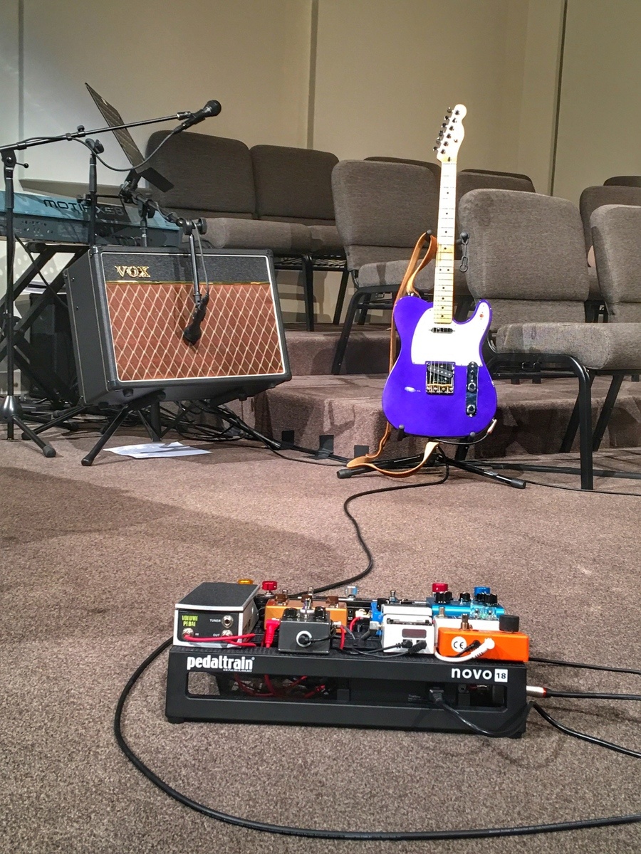 Country Amp Rig by josh_self featuring Vox AC15C1, Pedaltrain Novo 24 SC, and Truetone 1 Spot Pro CS12 and 1 more piece of gear