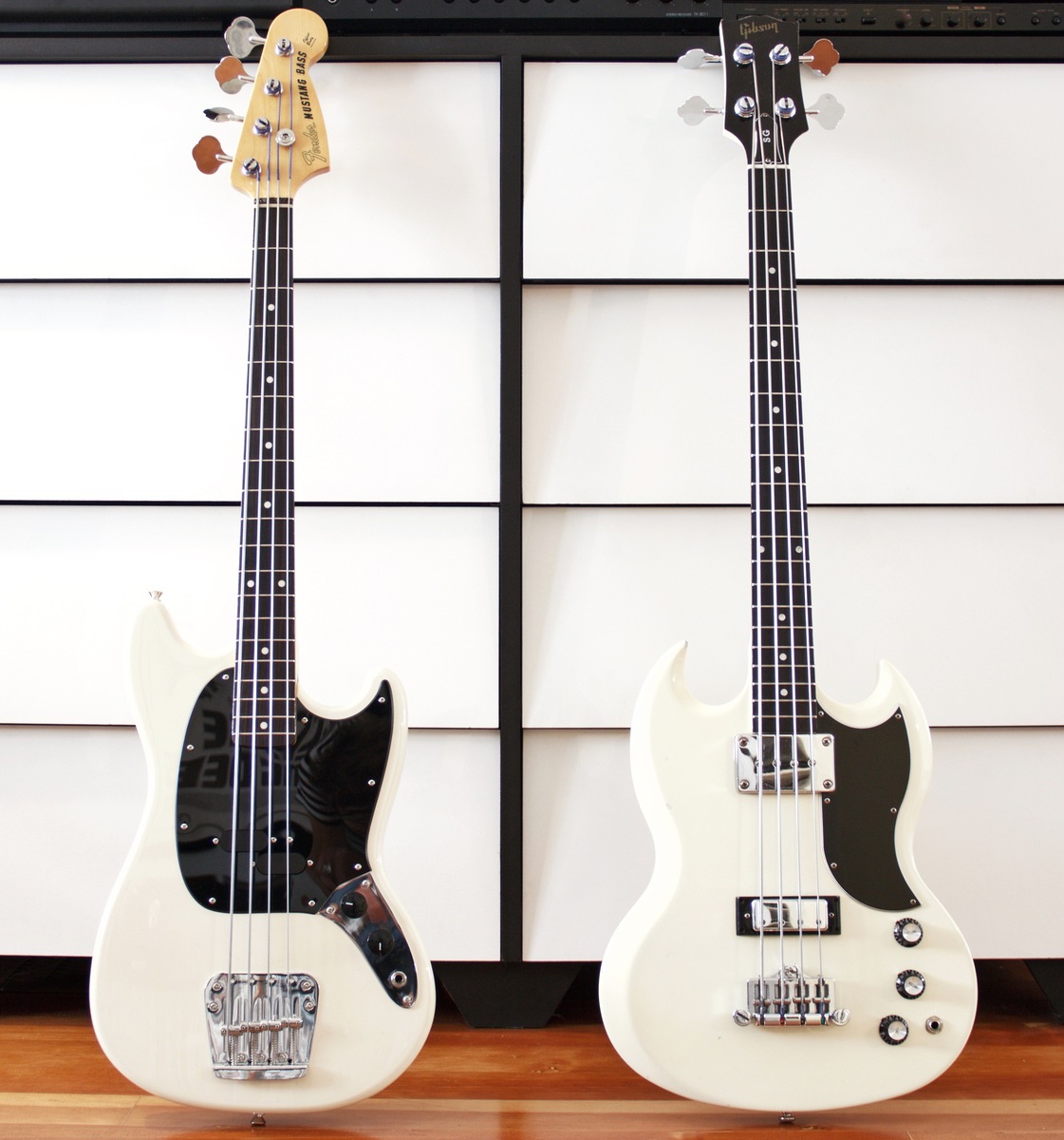 Fender Music Gear Setup by mattmayhem featuring Gibson EB-3 and Fender Mustang Bass
