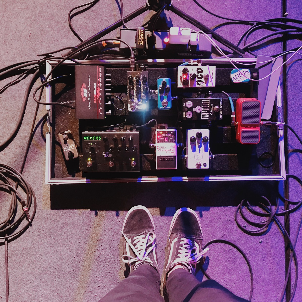 Music Gear Setup by davidrogers182 featuring Fulltone OCD, Emerson Custom Paramount Overdrive, and Strymon TimeLine and 5 more pieces of gear
