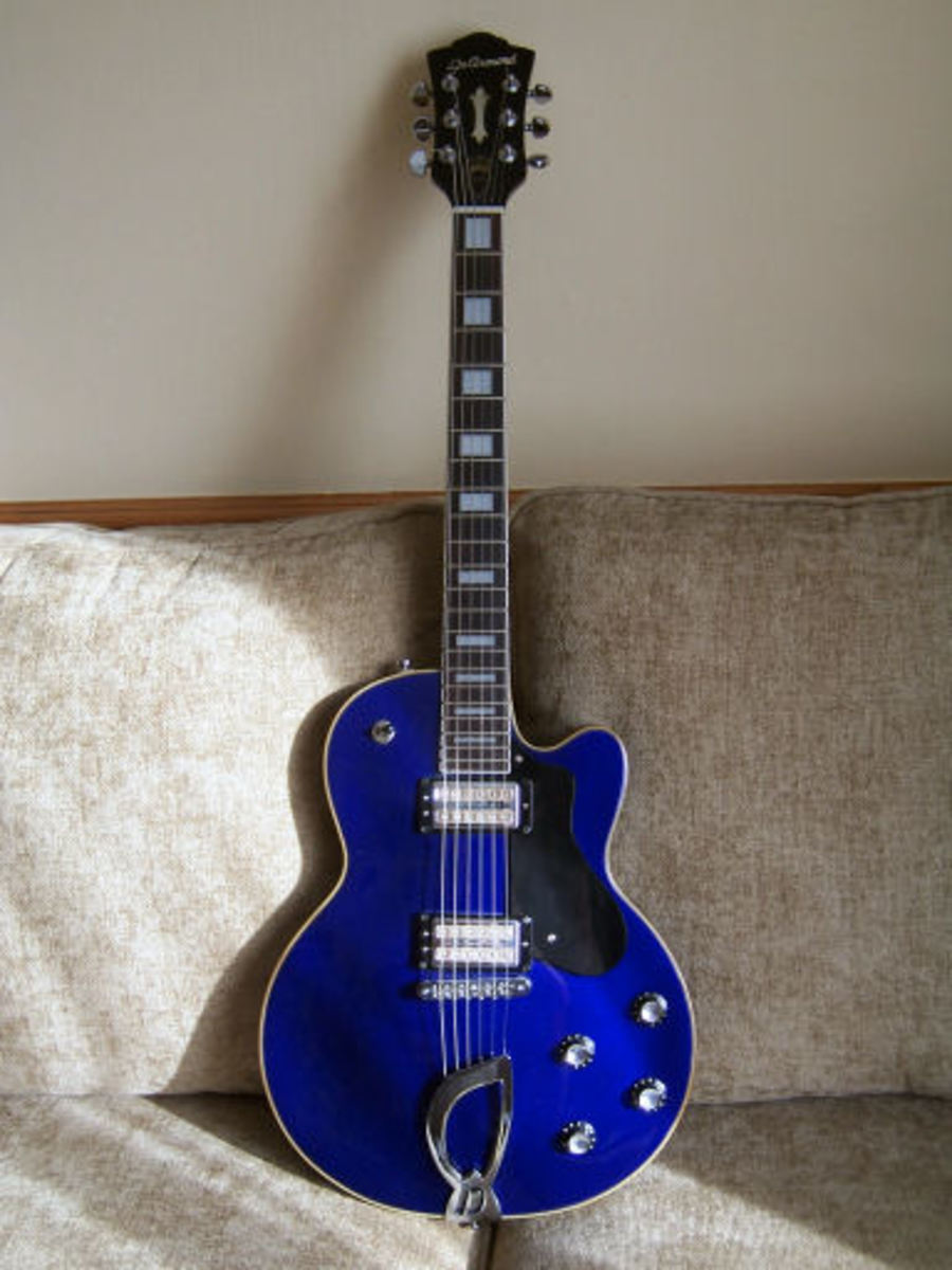 Music Gear Setup by neilltupman featuring DeArmond by Guild M-75 Semi-Hollow Guitar
