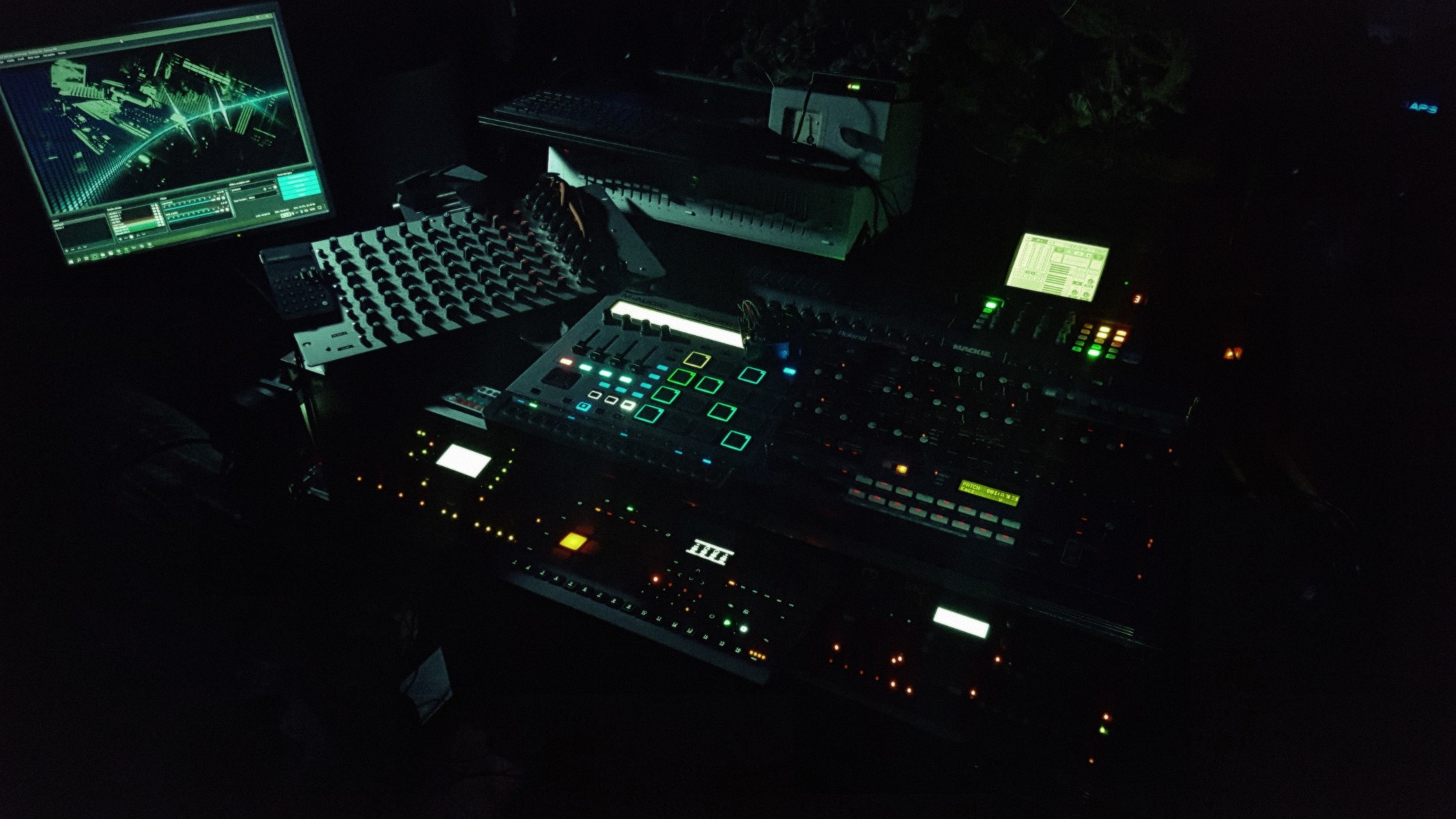 Music Gear Setup by klll featuring M-Audio Trigger Finger Pro USB Controller with Step Sequencer