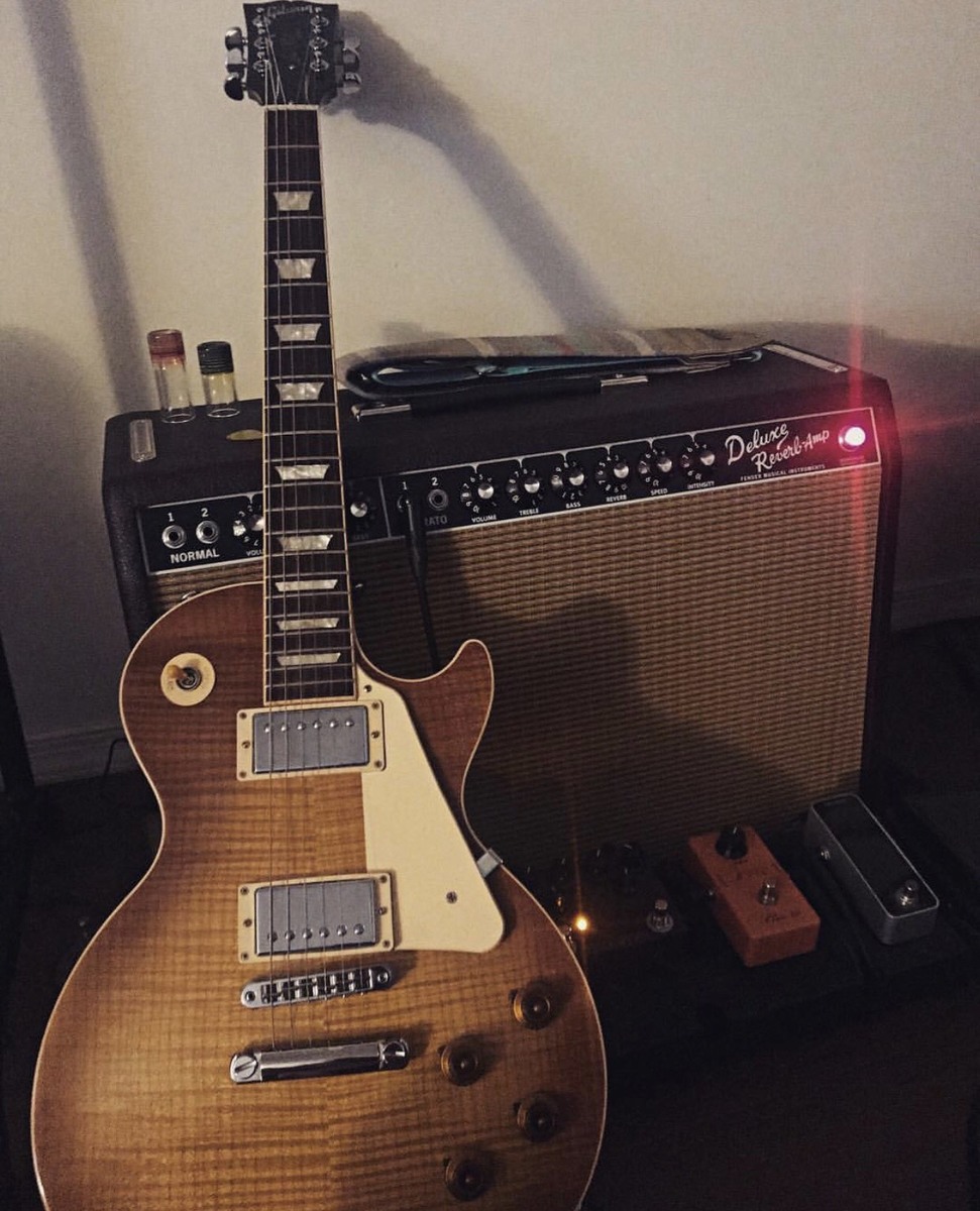 Music Gear Setup by adamolver featuring Gibson Custom 1959 Les Paul Standard R9