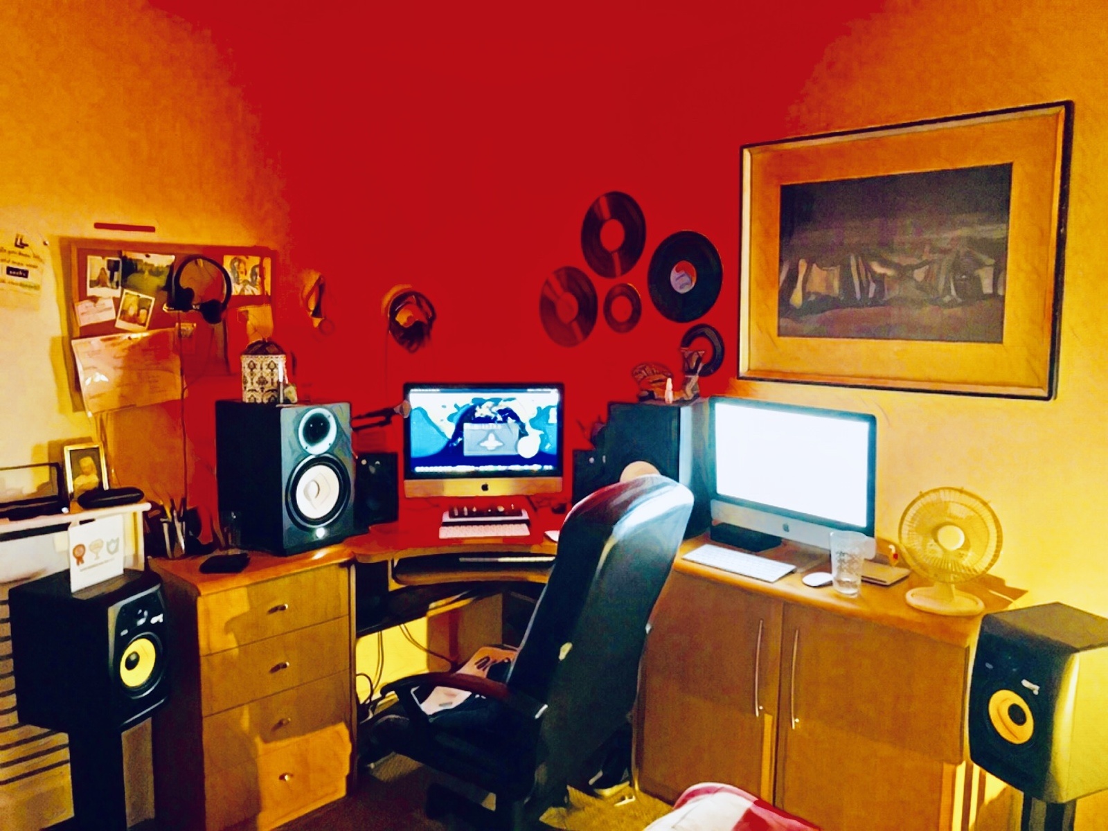 Hip Hop Music Gear Setup by xitb featuring KRK Rokit 6 G2 Studio Monitor and Yamaha HS8