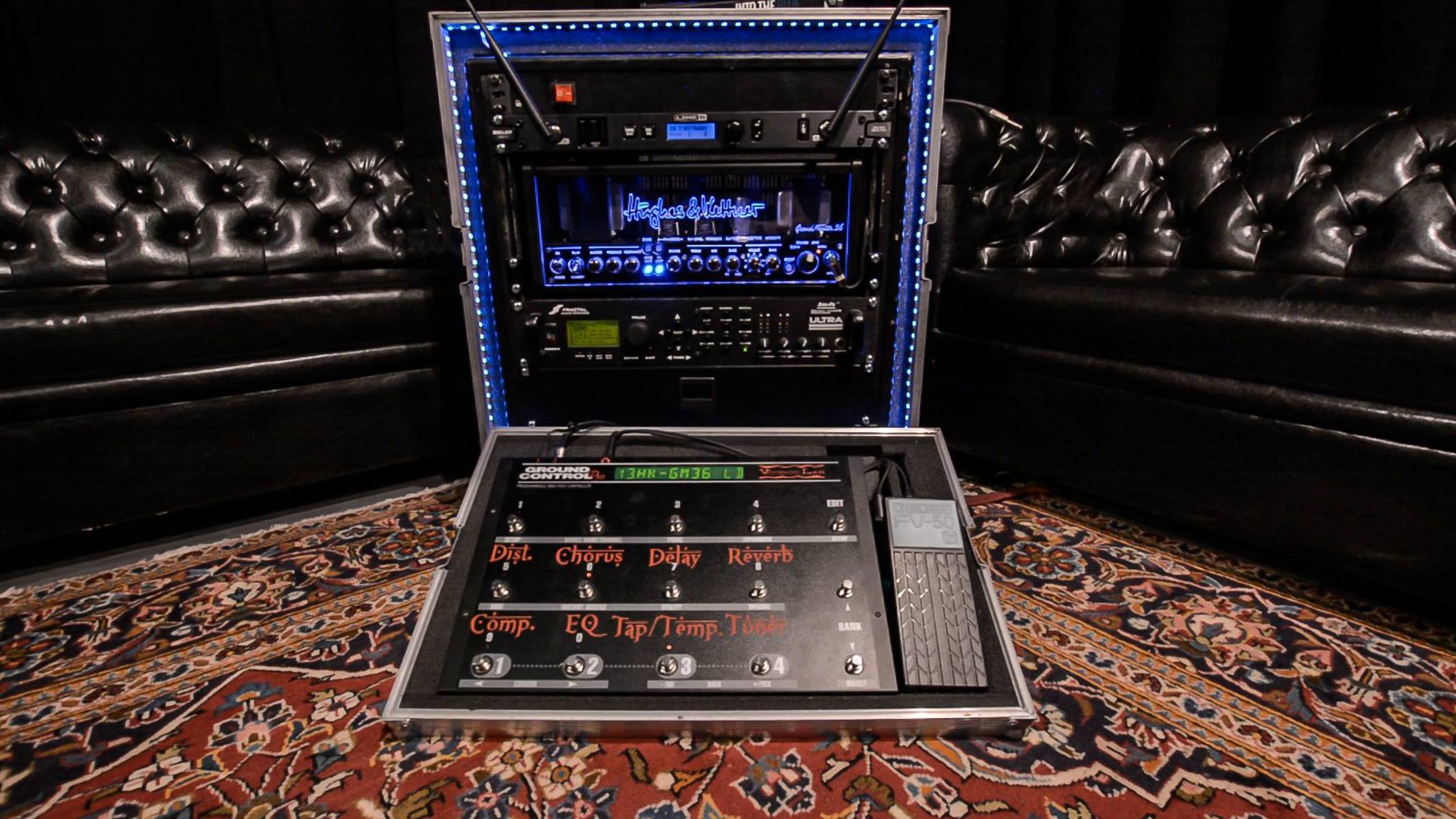 Metal Amp Rig by armin_rauls featuring Hughes & Kettner Grandmeister 36 Head, Voodoo Lab Ground Control Pro, and Fractal Audio Axe-Fx Ultra Guitar Effects Processor and 1 more piece of gear