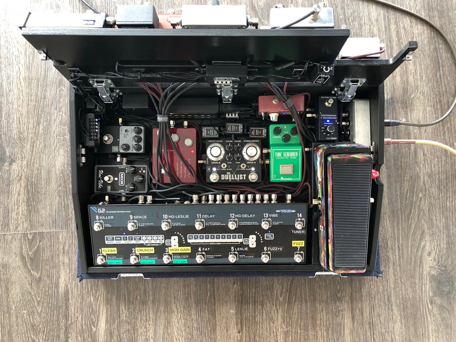 Music Gear Setup by fabianrink featuring The GigRig G2, Klon KTR, and Ibanez TS808 Tube Screamer and 3 more pieces of gear