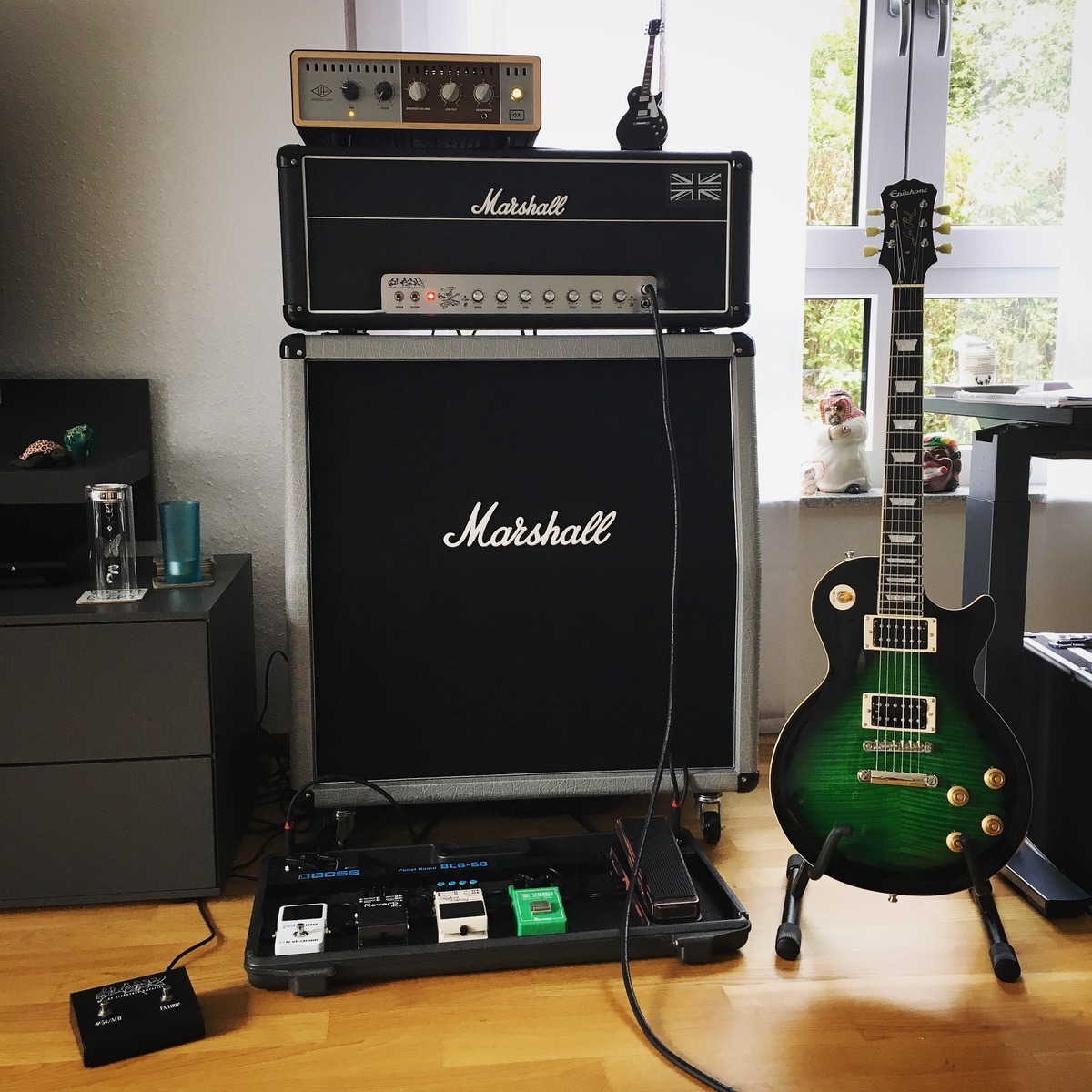 Metal Amp Rig by felix_buh1a featuring Universal Audio OX, Marshall AFD100 Slash Signature, and Ibanez TS808 Tube Screamer