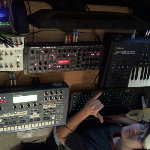 Photo of Yamaha Rm1X and more gear in a synths