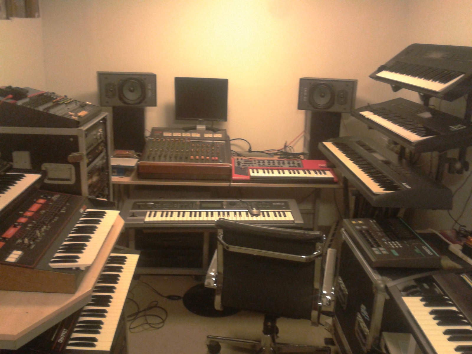 Electronic Synth Setup by theweekendwarrior featuring Ensoniq ASR-10, Clavia Nord Modular G2 Synthesizer, and Eventide H3000 D/SE Ultra Harmonizer and 7 more pieces of gear