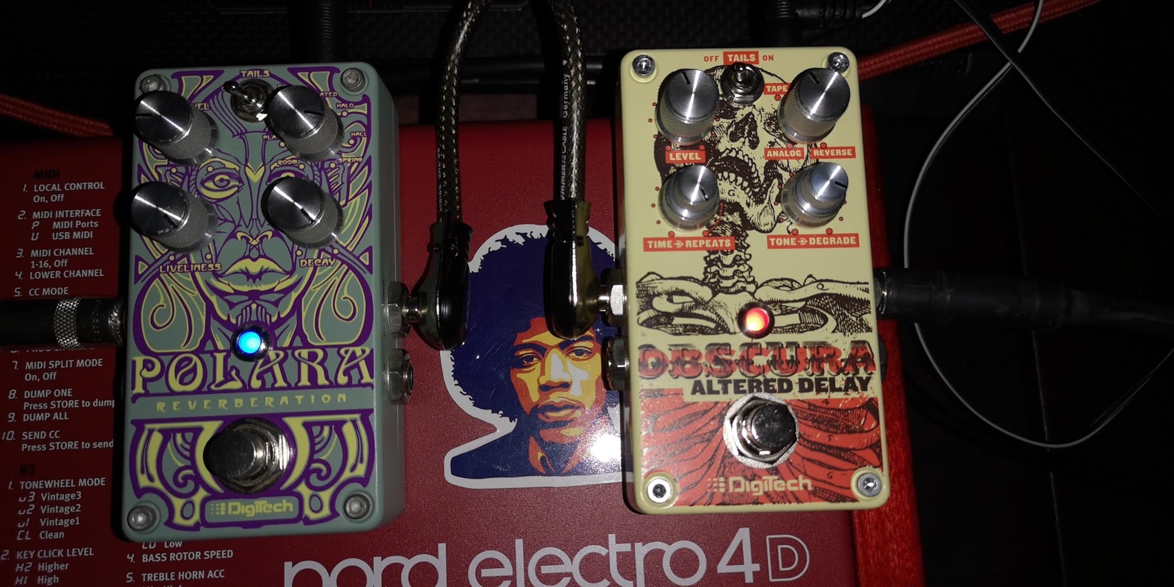 Music Gear Setup by laszlo_lukacs featuring DigiTech Polara and DigiTech Obscura Altered Delay