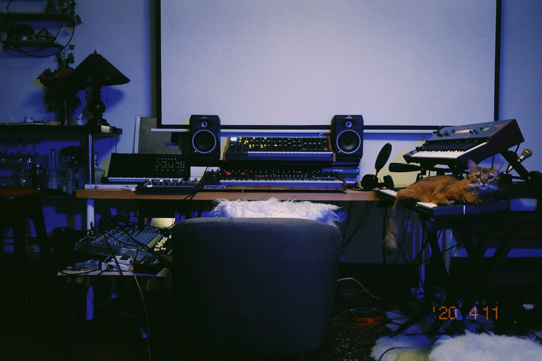Electronic Synth Setup by hadridb featuring Focal Cms 50 Studio Monitor and Sequential Prophet-6