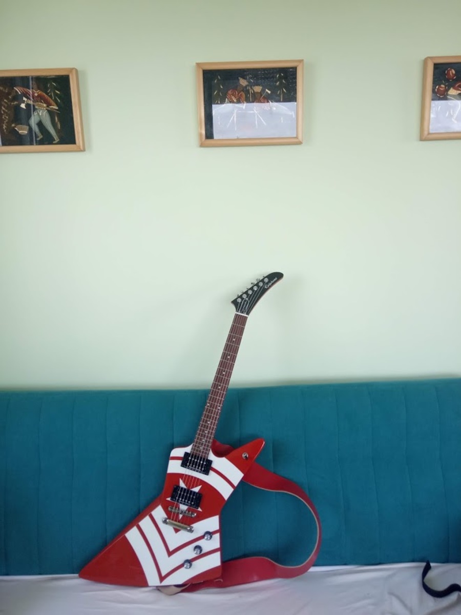 Music Gear Setup by strachowyj featuring Epiphone Ltd. Ed. Jason Hook M-4 Explorer