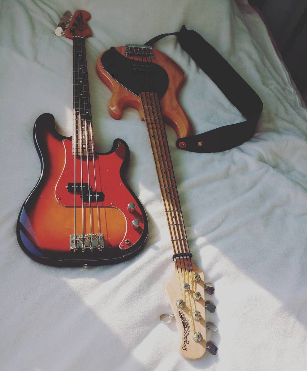 Music Man Music Gear Setup by meerootz featuring Music Man Stingray 5 and Fender Precision Bass