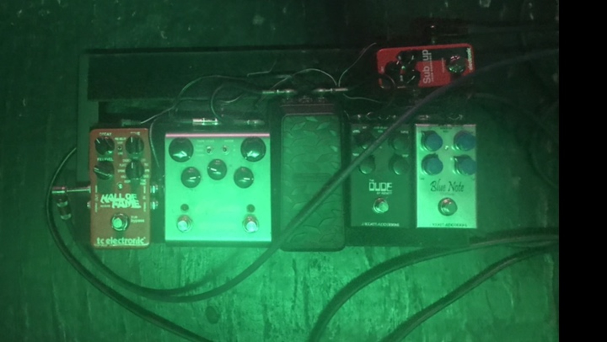 J Rockett Audio Designs Music Gear Setup by meridianbluepublishing featuring TC Electronic Hall Of Fame Reverb, J Rockett Audio Designs The Dude, and J Rockett Audio Designs Blue Note Tour Series