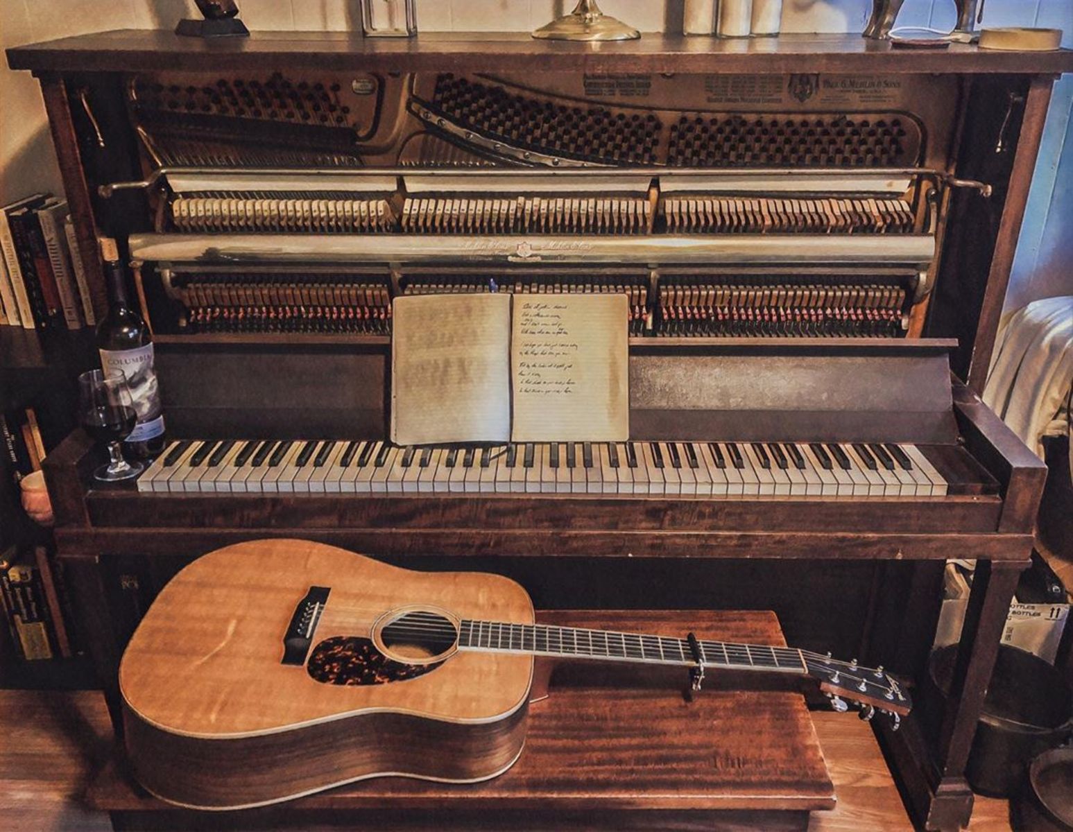 Music Gear Setup by oldfuzzhead featuring Larrivée Guitars D-03